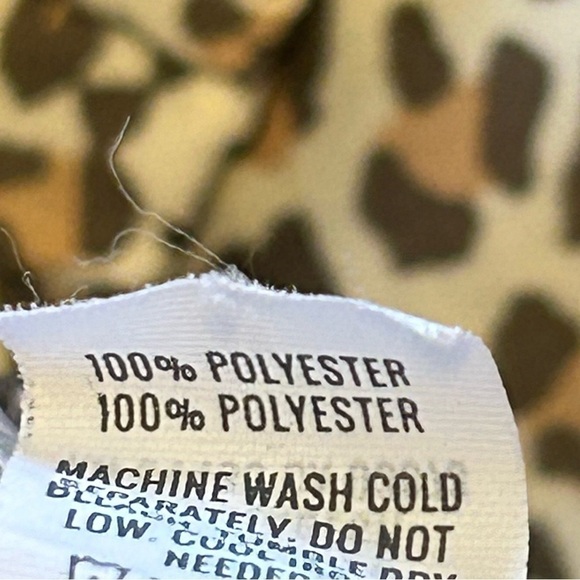 AERIE WOMENS LIGHT & AIRY ANIMAL PRINT 100% POLYESTER PANTS, SIZE XS/TP - Picture 6 of 10